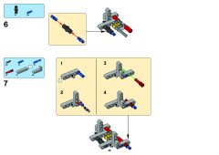 LEGO 8258 instructions page 6 – build guide